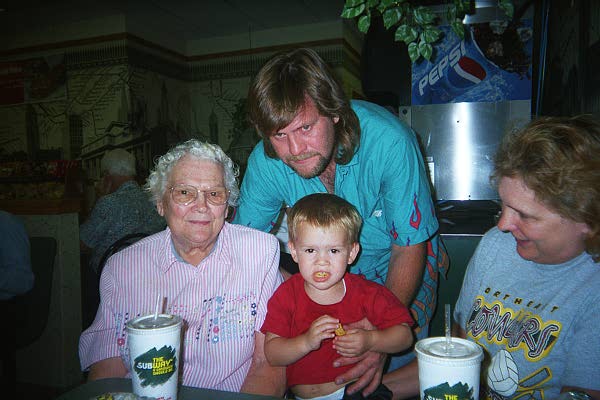 A Daddy, a Grandma, and a Great Grandma :)